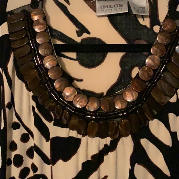 Women’s animal print blouse - Picture 2 of 4